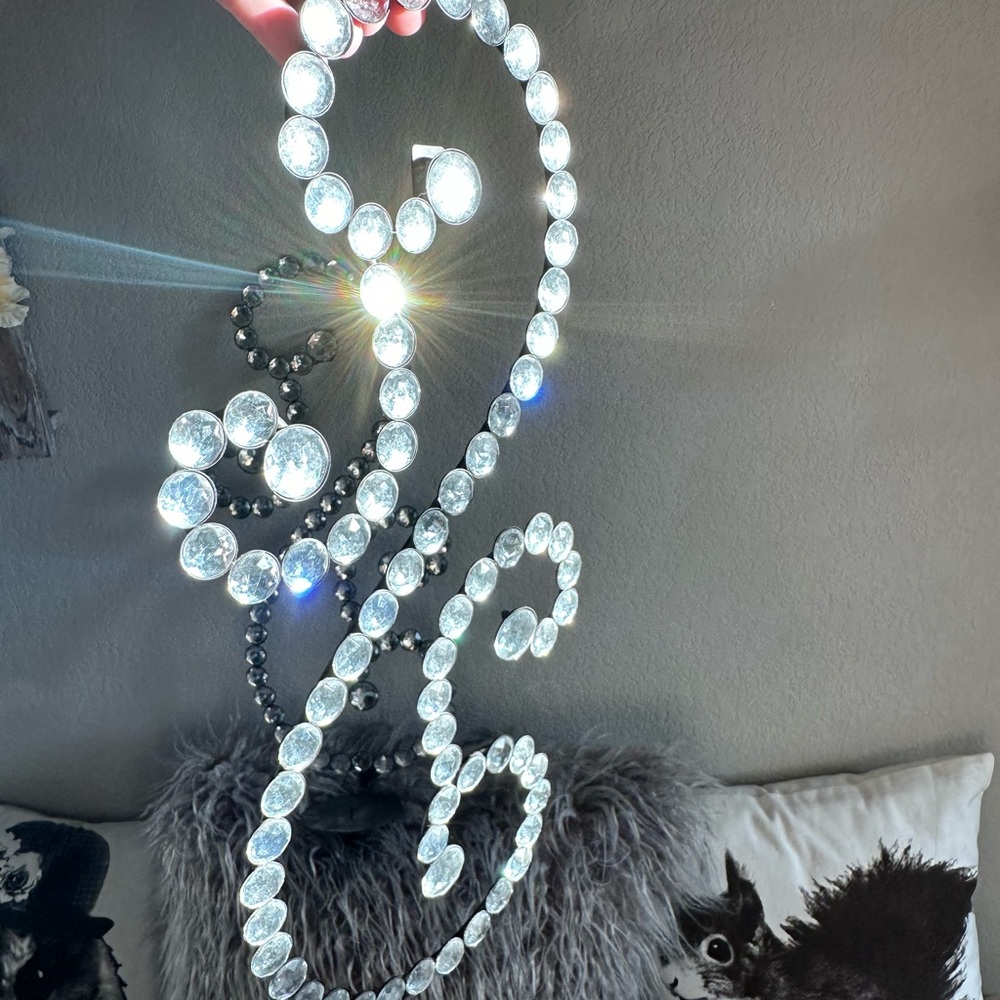 Z galleries Wall Hung Sparkly Diamond Candle sconces